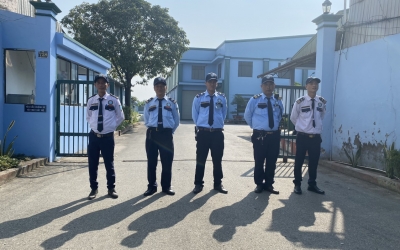Công ty bảo vệ vệ sỹ hòa bình triển khai lực lượng bảo vệ tại các nhà máy huyện Đức Hòa, Long An